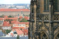 The Aerial View Of Prague Stock Images The Aerial View Of Prague Stock Images