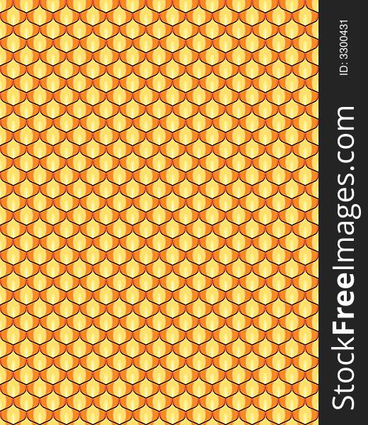 Repetitive abstract pattern for yellow and orange background. Repetitive abstract pattern for yellow and orange background.
