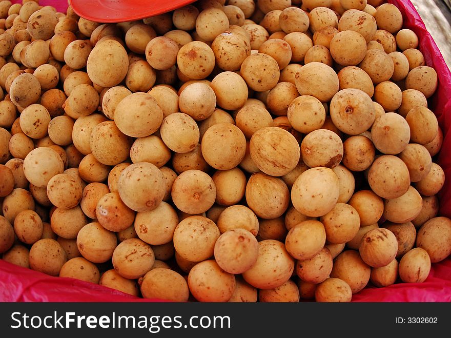 Tropical fruits in the market