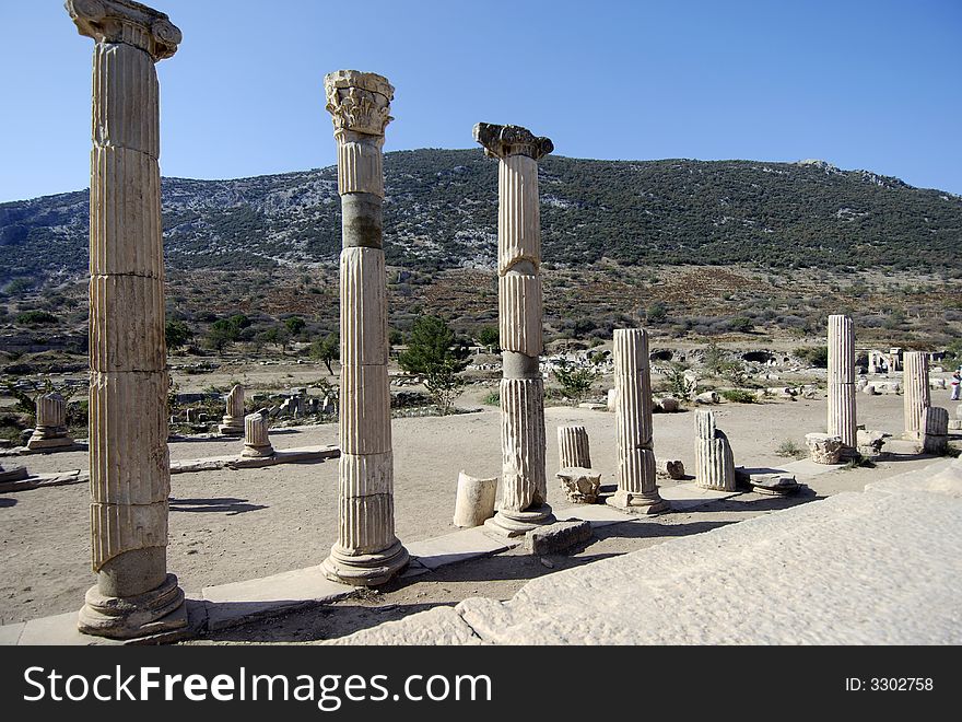 Ruins of ancient town of Ephesus, Turkey. Ruins of ancient town of Ephesus, Turkey