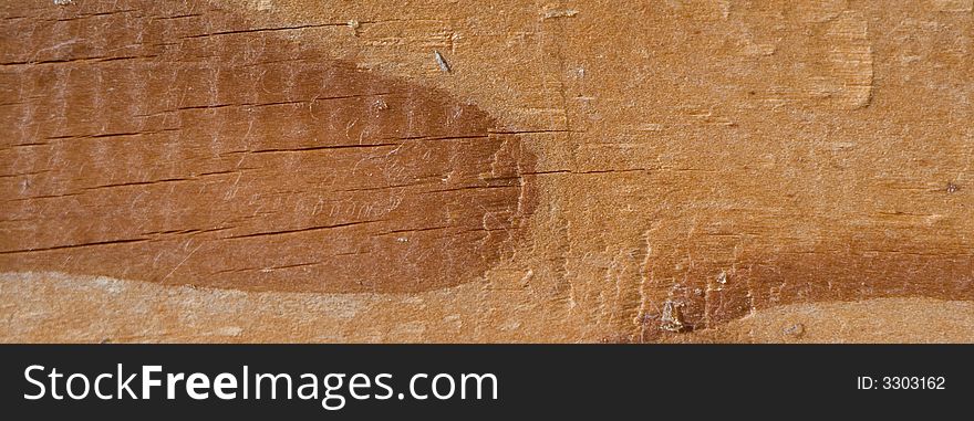 Horizontal wood texture - macro close up