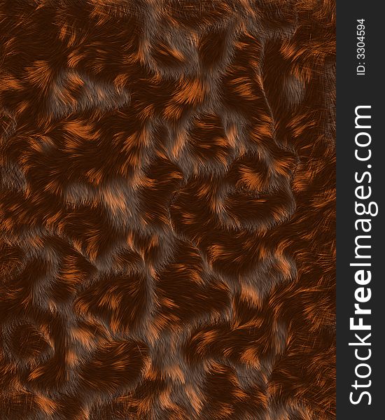 Calico Bed Head fur hair shiney