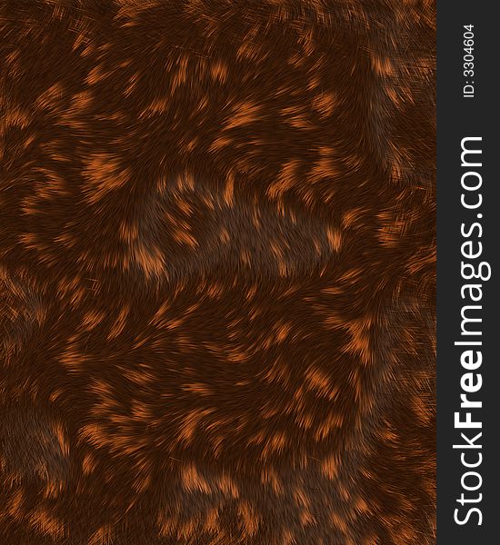 Calico short swirly fur textured background