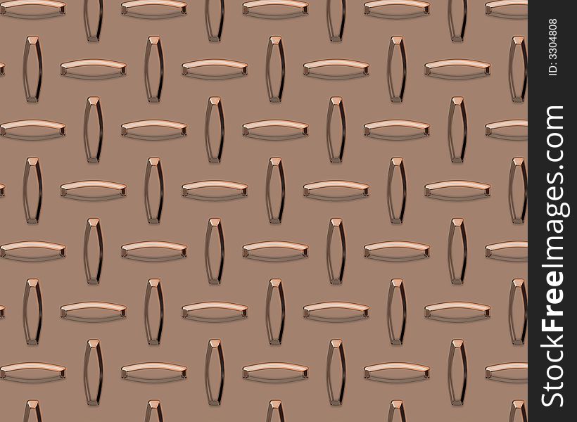 Diamond plate industrial background  copper. Diamond plate industrial background  copper