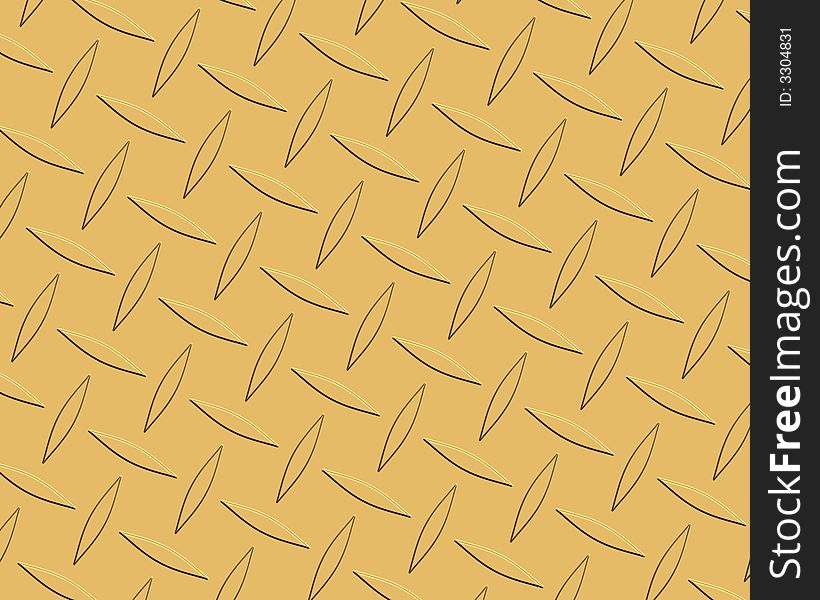 Diamond plate industrial background gold long tapered. Diamond plate industrial background gold long tapered