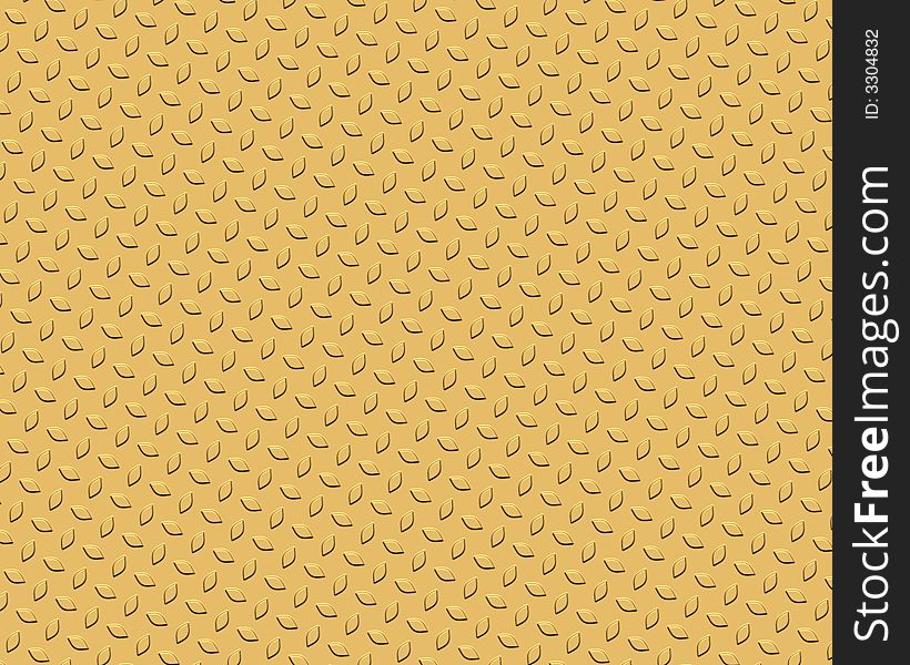Diamond plate industrial background  gold small. Diamond plate industrial background  gold small