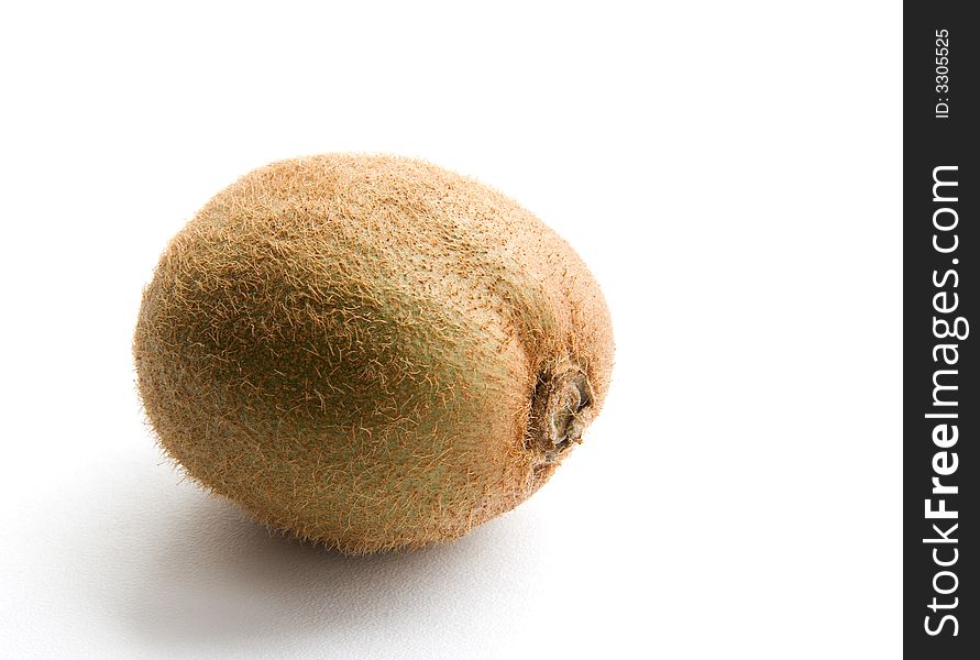 Kiwi fruit on white background. Kiwi fruit on white background