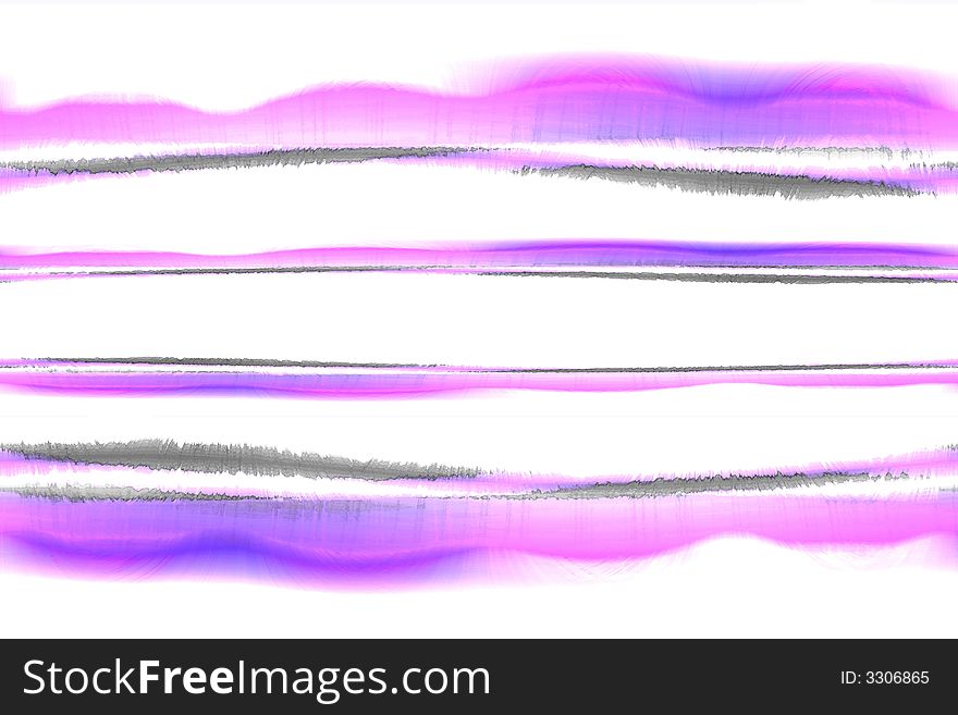 Computer generated white background with purple waves