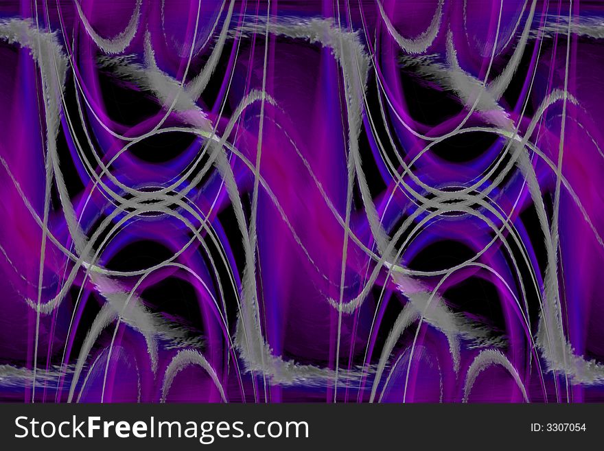 Background with purple waves