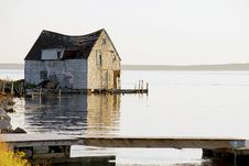 Boat House In Need Of Renovations Royalty Free Stock Photo Boat House In Need Of Renovations Royalty Free Stock Photo