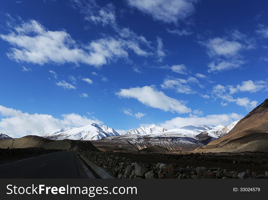 However Lake Scenery In Tibet