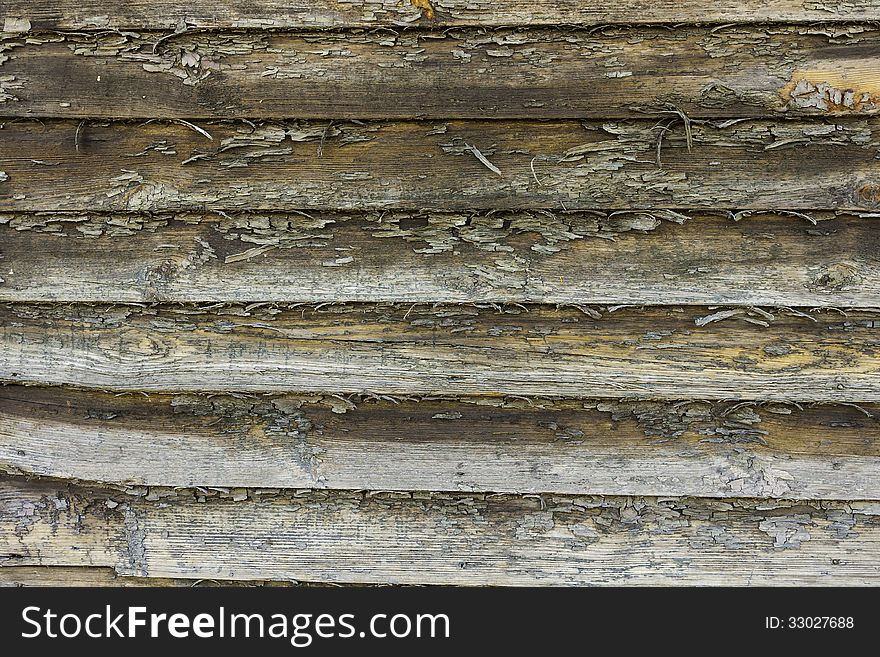 Old wooden wall