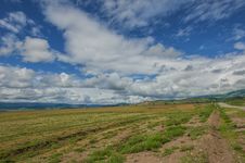 Steppe Road Sky Landscape Royalty Free Stock Image Steppe Road Sky Landscape Royalty Free Stock Image