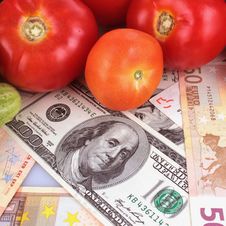 Vegetables As A Symbol Of Healthy Eating And Good Business Stock Photo Vegetables As A Symbol Of Healthy Eating And Good Business Stock Photo