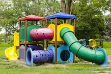 Children Stairs Slides Equipment Royalty Free Stock Images Children Stairs Slides Equipment Royalty Free Stock Images