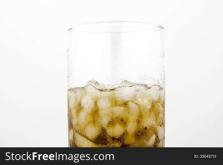 Soft drink isolated on white background