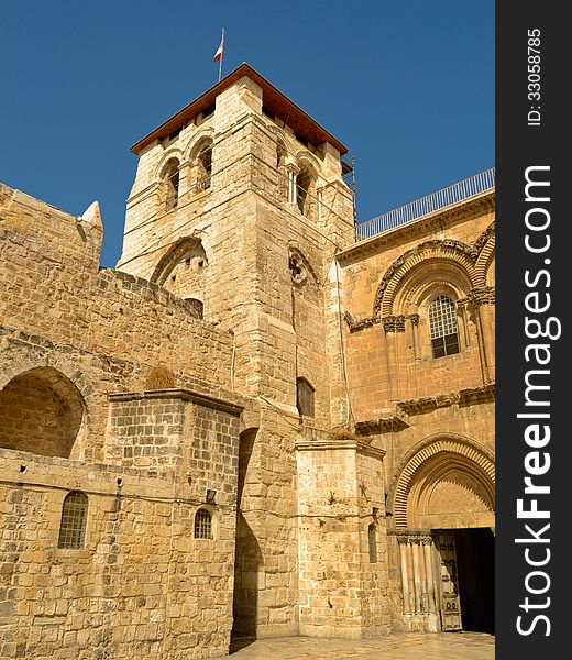 Observation tower of the ancient Jerusalem