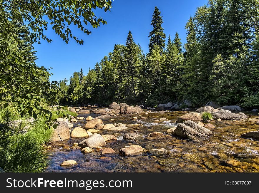 Nice little river on a sunny afternoon. Nice little river on a sunny afternoon