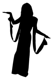 Silhouette With Clipping Path Stock Photography Silhouette With Clipping Path Stock Photography