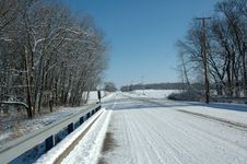 Winter Road Stock Photos Winter Road Stock Photos