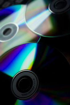 Three Cd Disk Stock Image Three Cd Disk Stock Image
