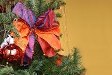 Free Christmas Tree With Copyspace Royalty Free Stock Photography - 3317957