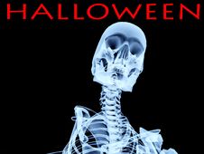 Halloween Xray Bone Royalty Free Stock Images