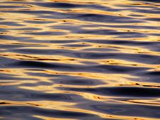Reflection In Small Waves Stock Photography Reflection In Small Waves Stock Photography