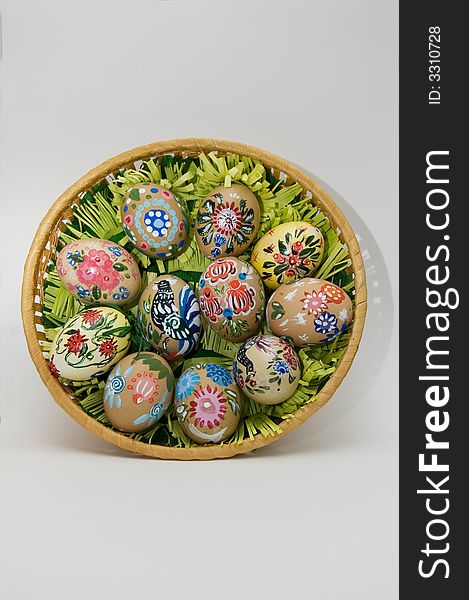 Easter eggs - tradition in Orthodox Church. Easter eggs - tradition in Orthodox Church