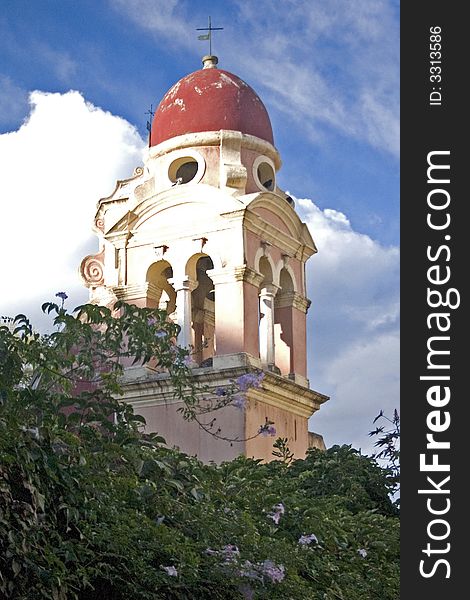 Orthodox church in Corfu city Greece