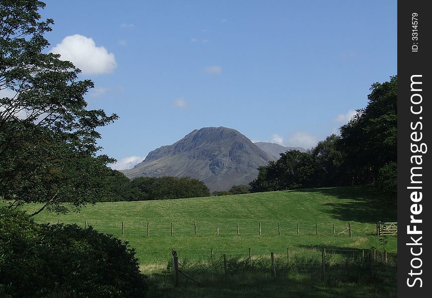 One of the stunning views of the Lake district. One of the stunning views of the Lake district