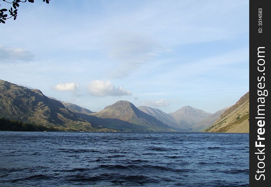 View towards Wasdale in the Lake District. View towards Wasdale in the Lake District