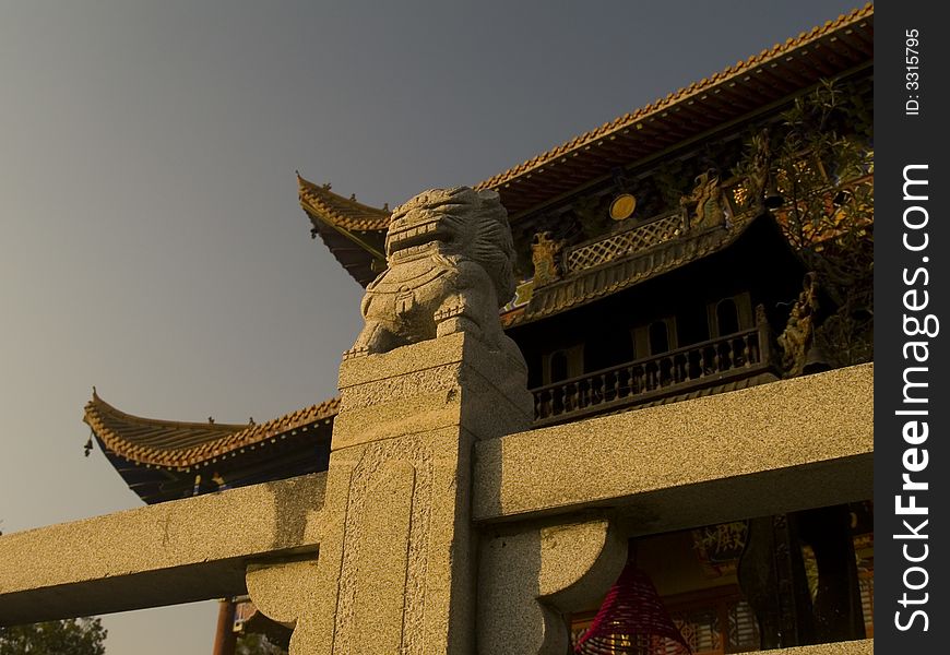 Railings has a long history, ancient architecture is an integral part of the monastery