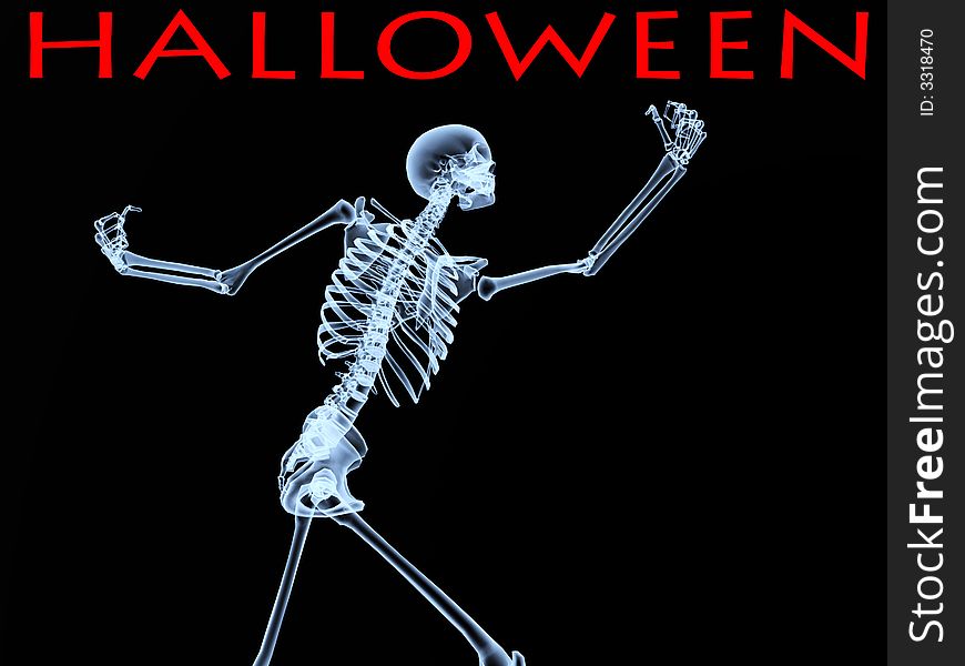 Halloween Xray Bone