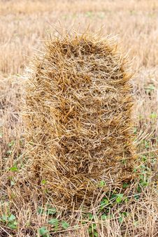 One Haystack In A Field Stock Images One Haystack In A Field Stock Images