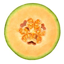 Honeydew Melon Cross Section Royalty Free Stock Photo Honeydew Melon Cross Section Royalty Free Stock Photo