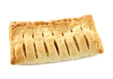 Slice Of Fruit Pie Isolated On White Royalty Free Stock Image