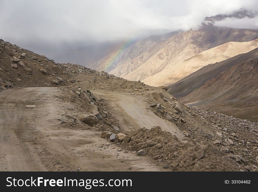 Rainbow Over Mountain Top