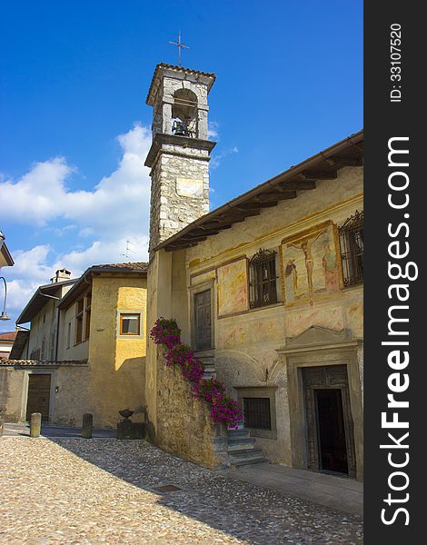 Bell Tower in Rovetta (BG), Italy. Bell Tower in Rovetta (BG), Italy