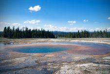 View At Geyser Lake Stock Photography View At Geyser Lake Stock Photography