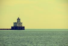 Lighthouse On Lake Michigan Royalty Free Stock Photography Lighthouse On Lake Michigan Royalty Free Stock Photography