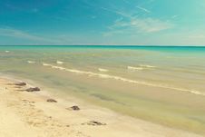 Summer View Calm Sea Water Stock Image Summer View Calm Sea Water Stock Image