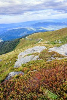 Huge Stones On Top Of The Mountain Vertical Stock Photography Huge Stones On Top Of The Mountain Vertical Stock Photography