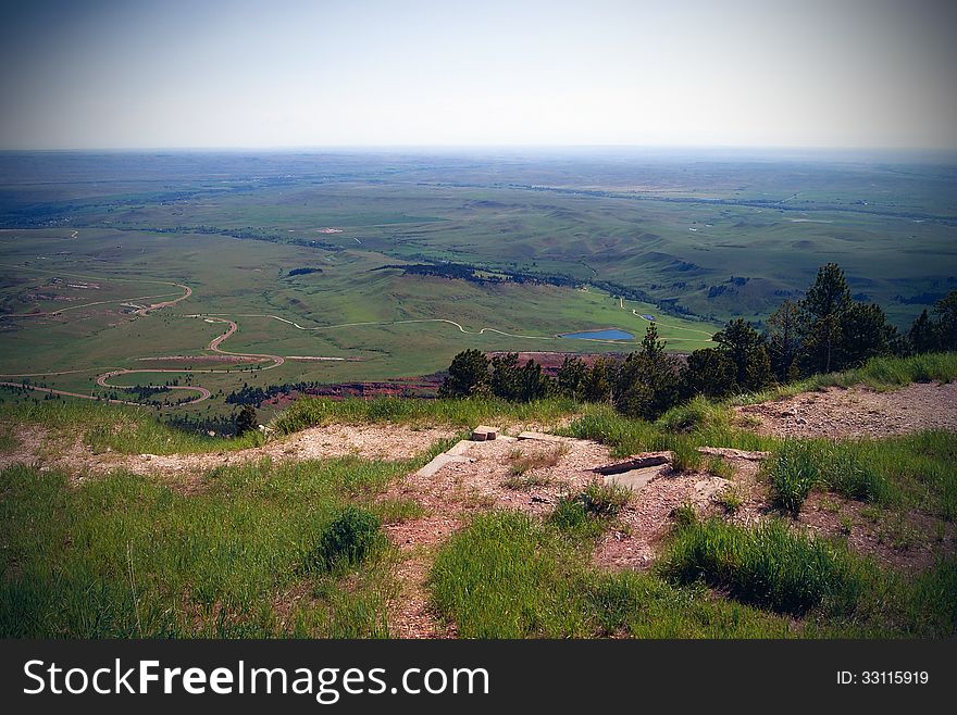 Beautiful landscape. Yellowstone National Park