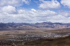The Litang County In Tibet Stock Photography The Litang County In Tibet Stock Photography