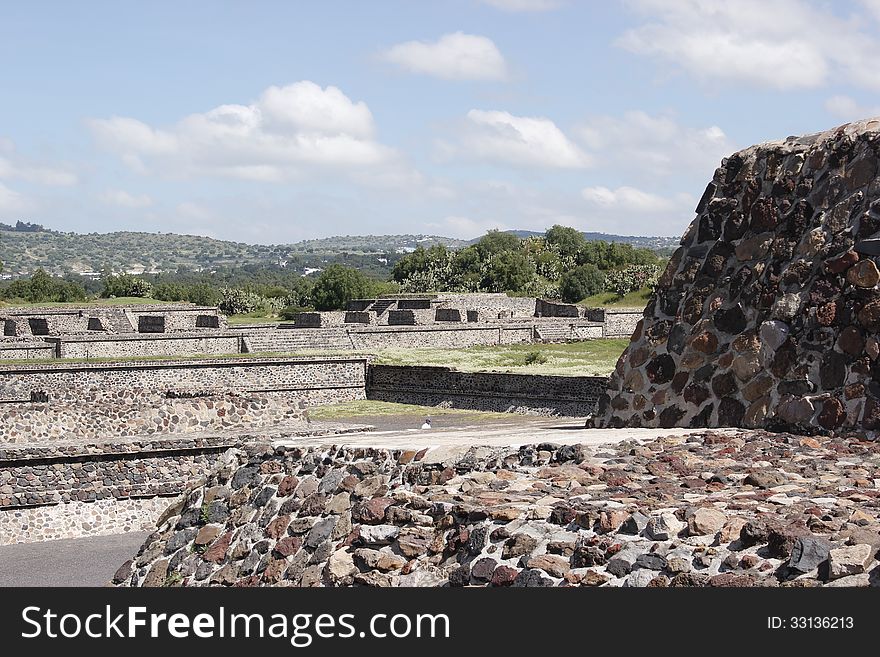 Ancient city of Teotihuacan on Central Mexico. Teotihuacan means the City of te Gods. Ancient city of Teotihuacan on Central Mexico. Teotihuacan means the City of te Gods.