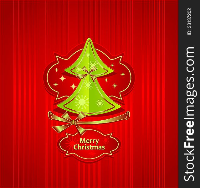 Christmas Tree Creative Post Card