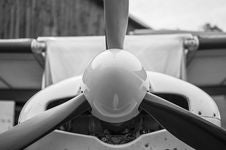 Front Part Of Small Light Aircraft Stock Images
