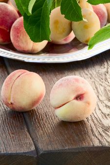 Peaches And Yellow Plums Stock Photo Peaches And Yellow Plums Stock Photo