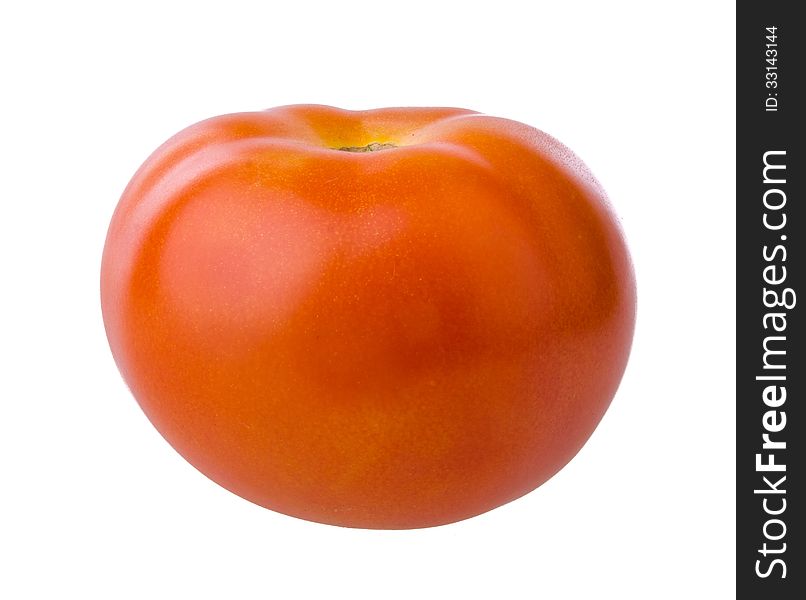 Tomato isolated on white background